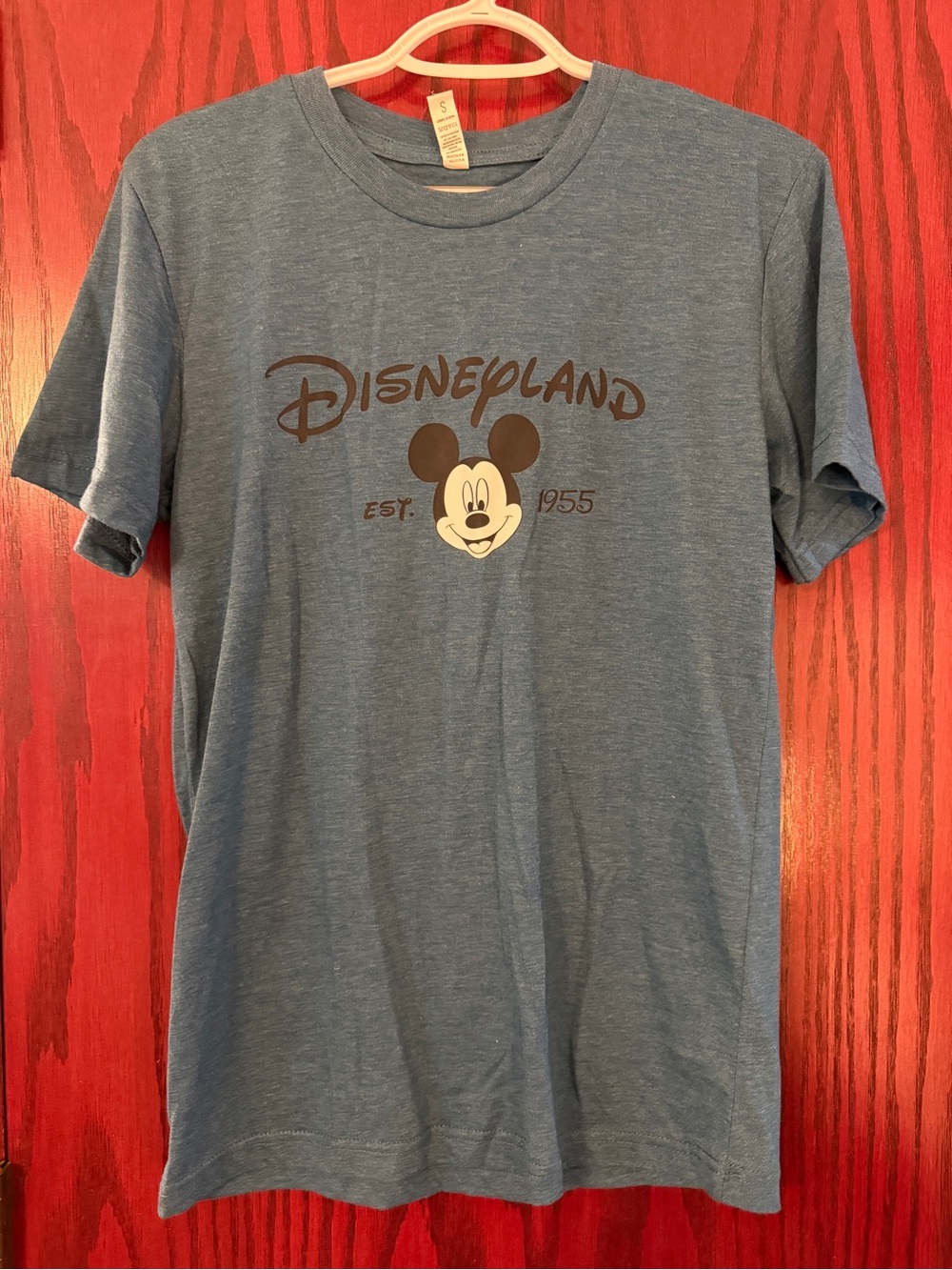 Disney Blue Mickey Graphic  T-Shirt-Adult small